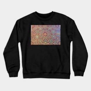 Kufic Calligraphy in Bukhara Crewneck Sweatshirt